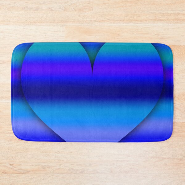 Artikelvorschau, Cool Mirrored Blue Heart entworfen und verkauft von gphotobox.