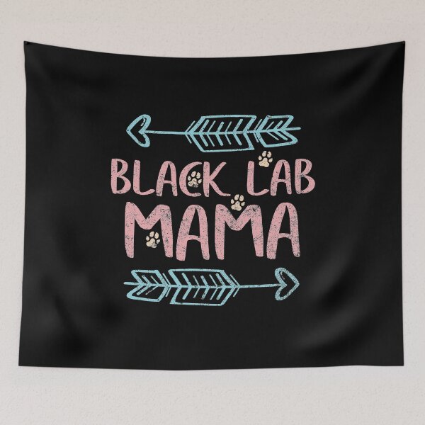 Item preview, Black Lab Mama Shirt Labrador Retriever Lover Funny Dog Mom designed and sold by KuznecovaDesign.