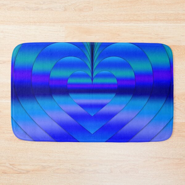 Artikelvorschau, Cool Mirrored Blue Heart II entworfen und verkauft von gphotobox.