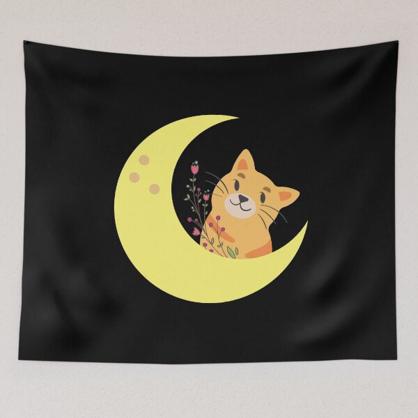 Item preview, Moon cat designed and sold by Raseelvm.