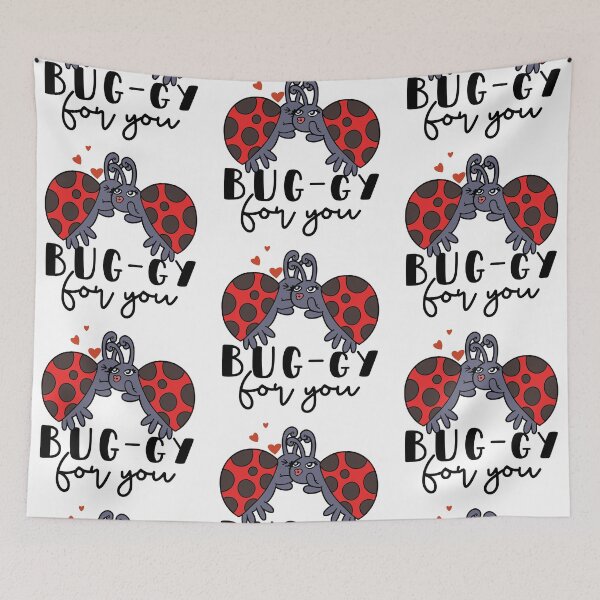 Item preview, BUG-GY for YOU #LoveYou #Valentines designed and sold by AmazingEcraft.