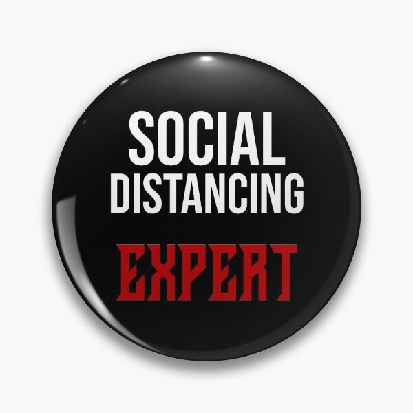 Item preview, Social Distancing Expert designed and sold by Swirlstache.
