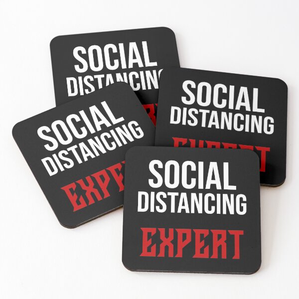 Item preview, Social Distancing Expert designed and sold by Swirlstache.