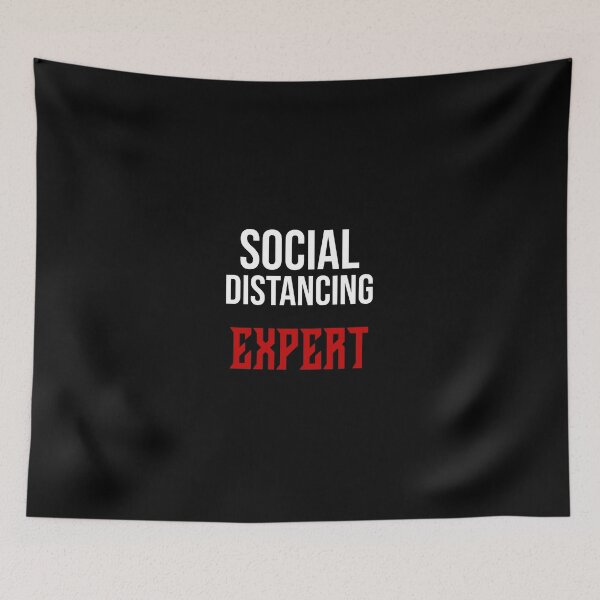 Item preview, Social Distancing Expert designed and sold by Swirlstache.