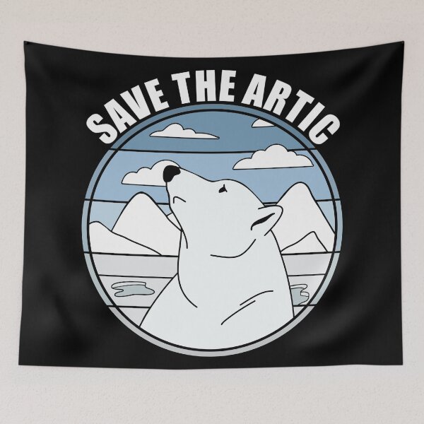 Item preview, Save The Artic - Polar Bear Design designed and sold by Giacob.