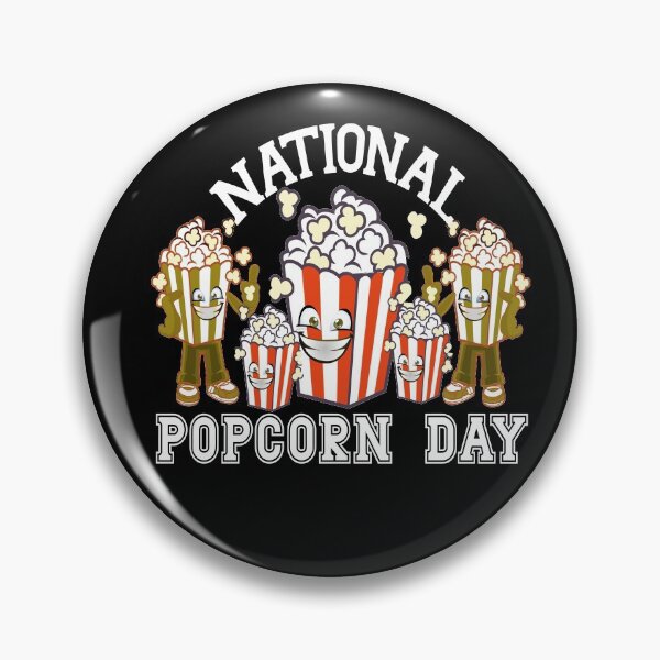 Item preview, National Popcorn Day ,Popcorn National ,Funny Popcorn Day,It's National Popcorn Day, designed and sold by buzz1days.
