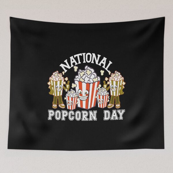 Item preview, National Popcorn Day ,Popcorn National ,Funny Popcorn Day,It's National Popcorn Day, designed and sold by buzz1days.