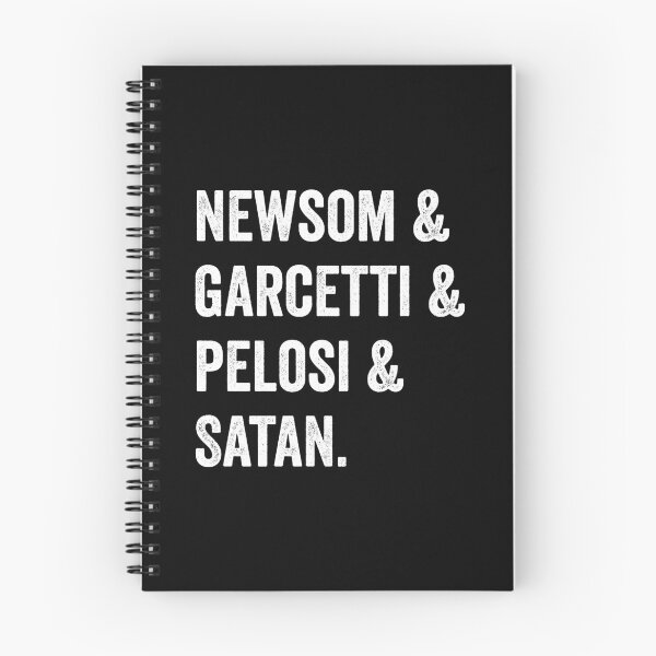 Item preview, Newsom & Garcetti & Pelosi & Satan - Recall Gavin designed and sold by Alaadin Bendali Braham.
