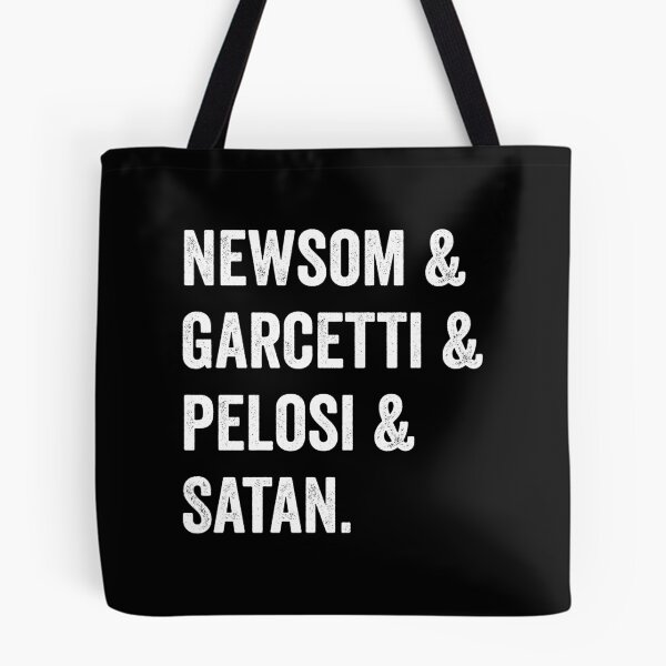 Item preview, Newsom & Garcetti & Pelosi & Satan - Recall Gavin designed and sold by Alaadin Bendali Braham.