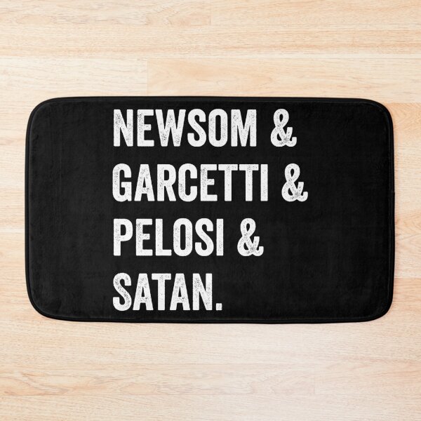 Item preview, Newsom & Garcetti & Pelosi & Satan - Recall Gavin designed and sold by Alaadin Bendali Braham.