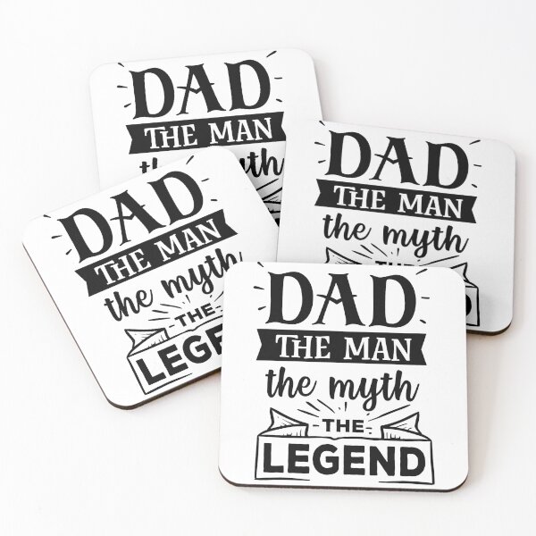 Item preview, DAD the man the myth the legend designed and sold by THREAD TALES.