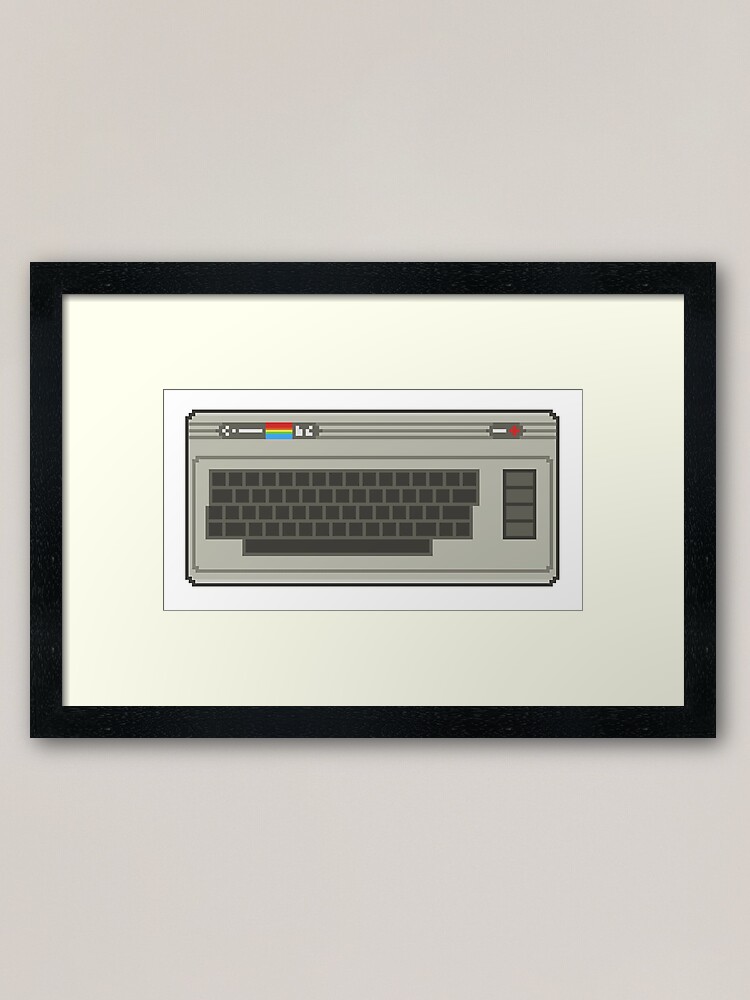 "Commodore 64 Pixel Art" Framed Art Print by zapposh | Redbubble
