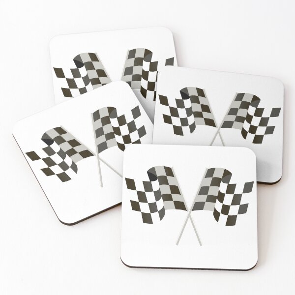 Item preview, Checkered flag  - F1, WEC, WRC, Rallycross, BTCC, Le Mans, Sportscars, MotoGP - White designed and sold by reval-store.