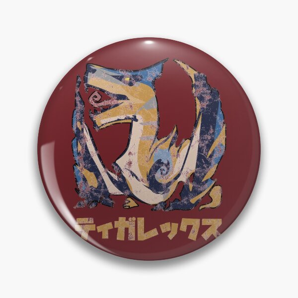 Artikelvorschau, Monster Hunter Rise Tigrex Kanji Ikone entworfen und verkauft von StebopDesigns.