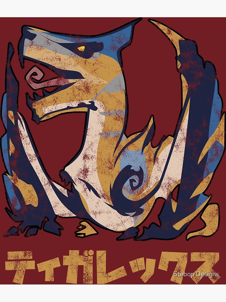 Monster Hunter Rise Diablos Kanji Icon Photographic Print for Sale by  Stebop Designs