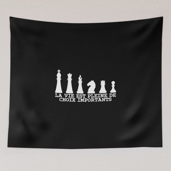 Item preview, Life Is Full Of Important Choices Chess Gift Idea designed and sold by Nessshirts.