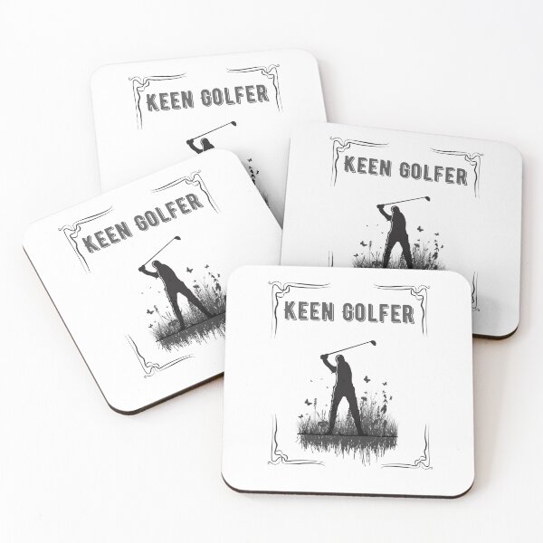 Item preview, 'Keen Golfer' T-shirt and accessories  designed and sold by Jennifer Morcom.