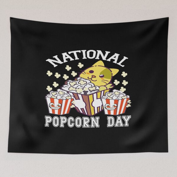 Item preview, National Popcorn Day ,Popcorn National ,Funny Popcorn Day,It's National Popcorn Day, designed and sold by buzz1days.