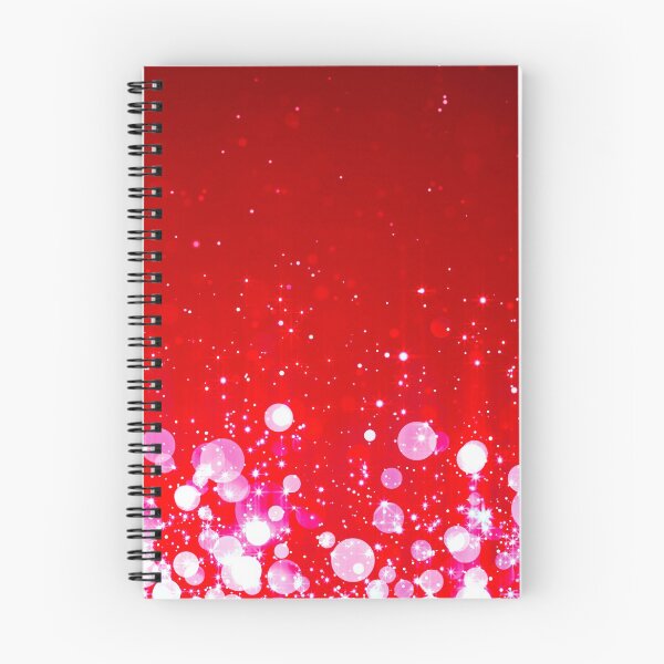 Item preview, White lights bokeh on red background designed and sold by fowons.