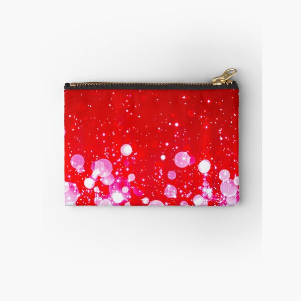 Item preview, White lights bokeh on red background designed and sold by fowons.