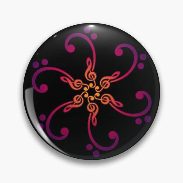 Item preview, Music, bass clef, treble clef, mandala, musician, classical, musical notes designed and sold by boom-art.