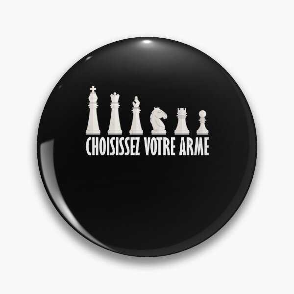Item preview, Choose your weapon chess strategy Checkmate gift designed and sold by Nessshirts.