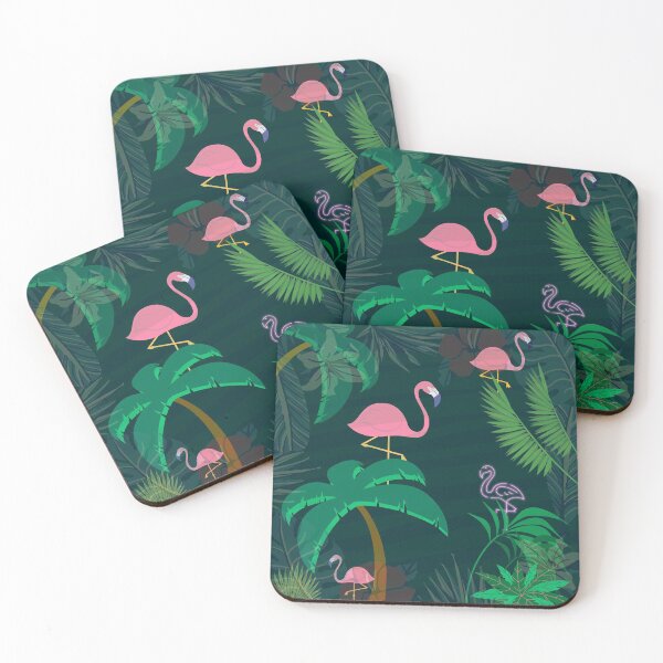 Item preview, Flamingos with Palms designed and sold by ATB20.