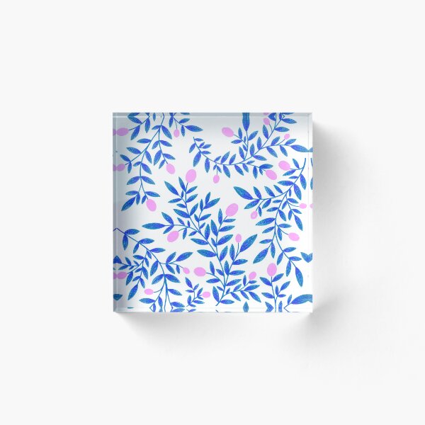 Item preview, Lemon Pattern - Blue & Pink designed and sold by Artsychoke.
