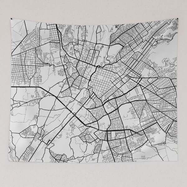 Item preview, Arequipa City Map of Peru - Light designed and sold by deMAP.