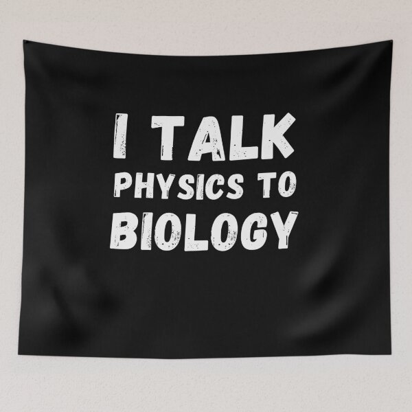 Item preview, Biophysicist talk physic to biology play with atoms funny gift idea  designed and sold by chi vana.