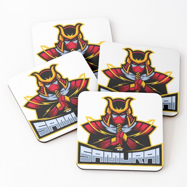Item preview, Cool Samurai Esport Logo designed and sold by JTS STORE.