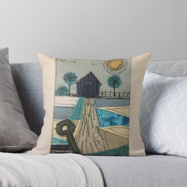 Item preview, The Winter Allotment Textile Art designed and sold by Wendy Early Textile Art.