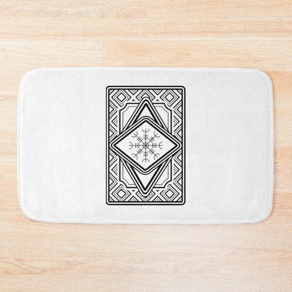 Item preview, Nordic Magical Stave Ægishjálmur - Helm of Awe- on White designed and sold by celticknights.