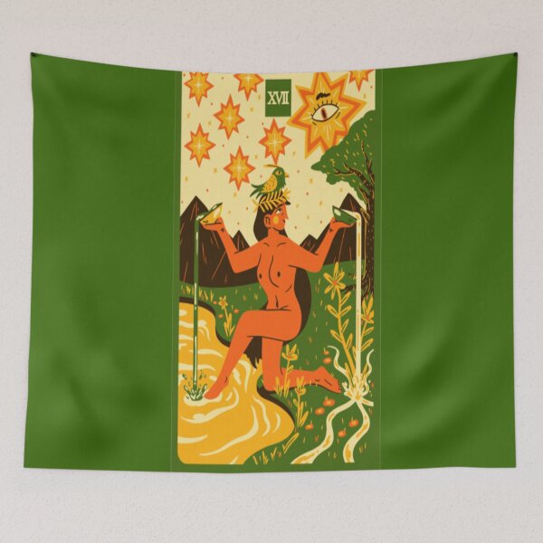 Item preview, THE STAR TAROT CARD  designed and sold by julset.