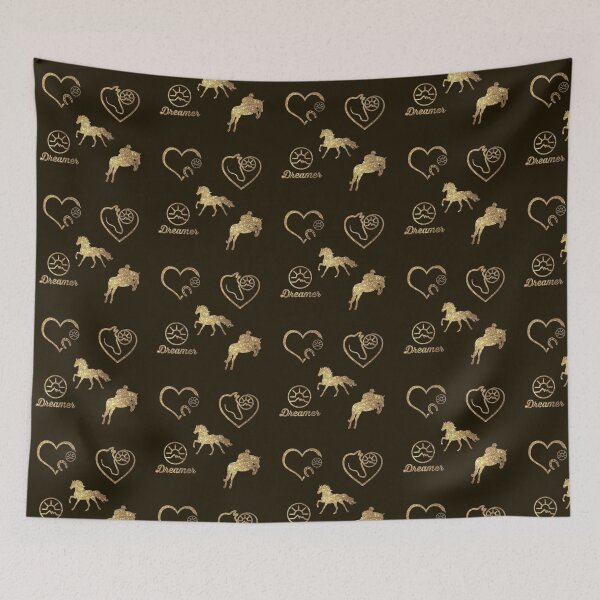 Item preview, Gold glitter heartland  designed and sold by SaintsPlace.