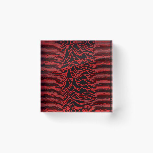 Item preview, Unknown Pleasures in Red designed and sold by arkitekta.