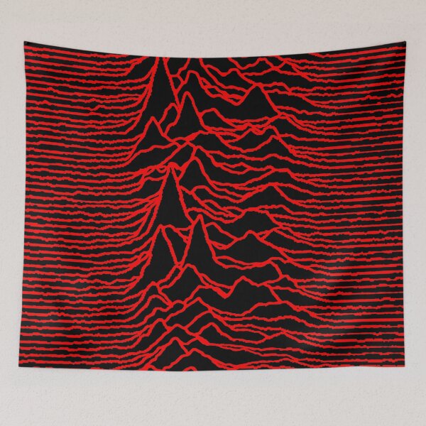 Item preview, Unknown Pleasures in Red designed and sold by arkitekta.