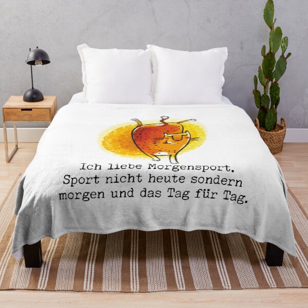 Artikelvorschau, Katzenmotiv Ich liebe Morgensport ! Sport entworfen und verkauft von catsandmore.