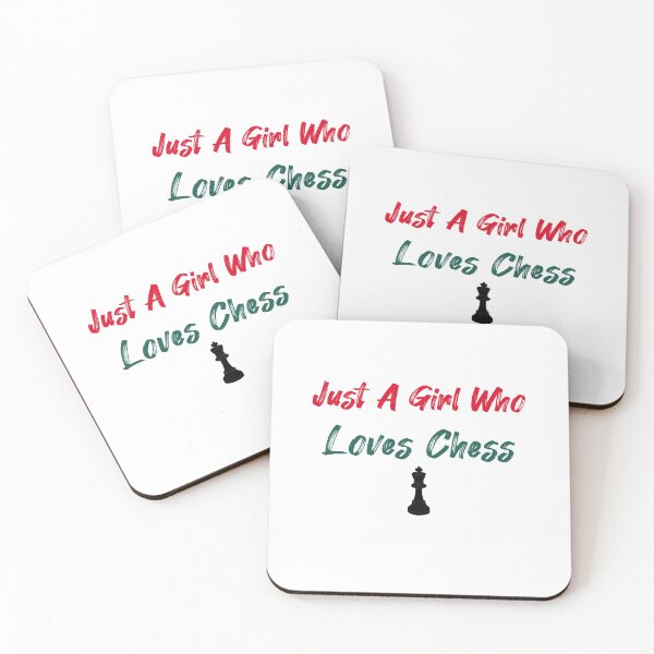 Item preview, Just  A Girl Who Loves Chess Vintage , , Funny Saying , Gift For Valentine Day designed and sold by Soukainadesign.