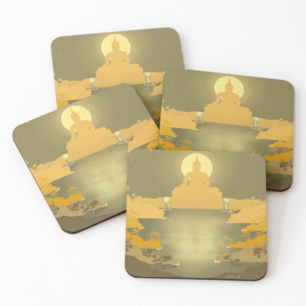 Item preview, Buddha Night - Minimal Art designed and sold by Julia Rudens.