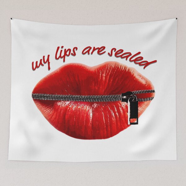 Item preview, My Lips Are Sealed designed and sold by adrianbrockwell.