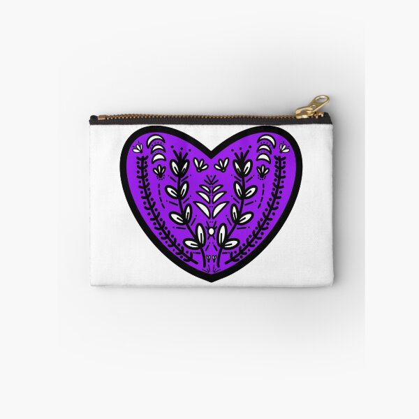 Item preview, Folk Heart - Purple designed and sold by ShareJoy.
