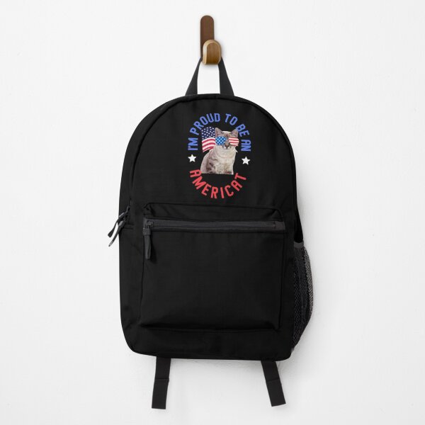 Item preview, I'm Proud To Be An Americat - Funny Cat designed and sold by styleofpop.