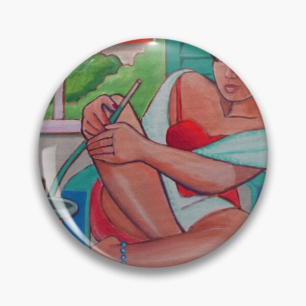 Item preview, Woman with waterpipe designed and sold by nancy salamouny.