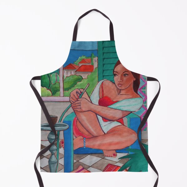 Item preview, Woman with waterpipe designed and sold by nancy salamouny.