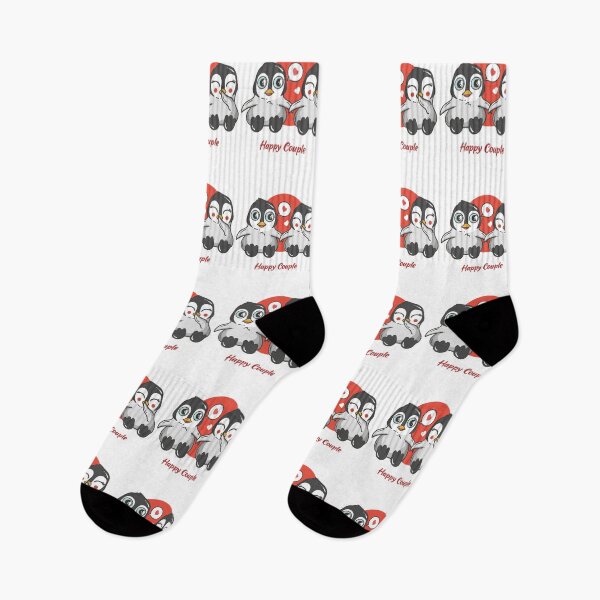 Item preview, happy Valentine's day penguin cartoon designed and sold by Haxino.