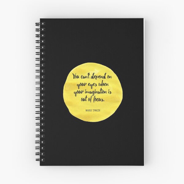 Item preview, Mark Twain - You can't depend on your eyes when your imagination is out of focus. designed and sold by SocraticQuotes.