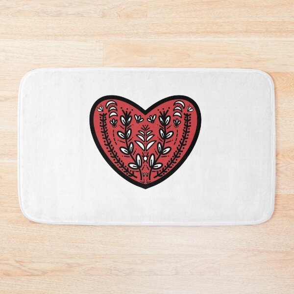 Item preview, Folk Heart - Red designed and sold by ShareJoy.