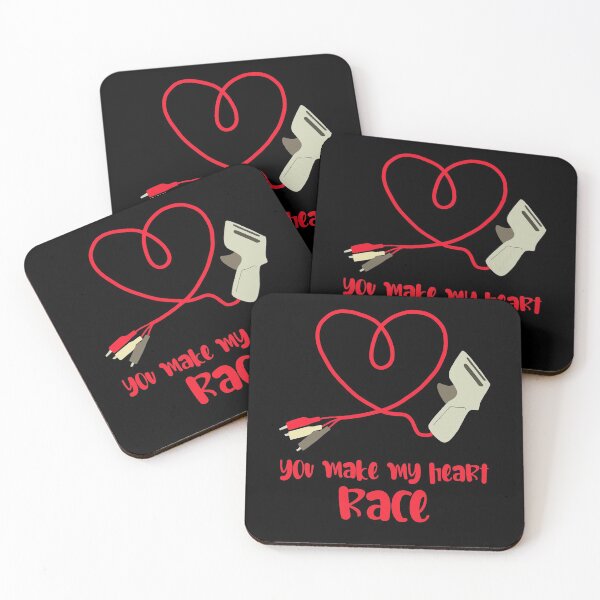 Item preview, You Make My Heart Race Cute Valentine Slot Car Racing Gift designed and sold by JokeGysen.