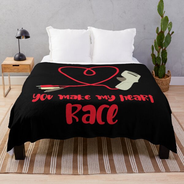 Item preview, You Make My Heart Race Cute Valentine Slot Car Racing Gift designed and sold by JokeGysen.